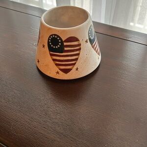 Candle Topper. American theme.